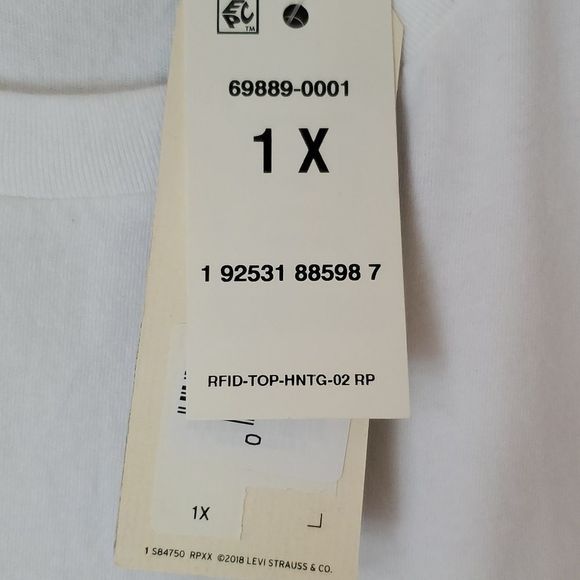 NWT - Levi's Classic Pocket Slub T-Shirt - Picture 6 of 8